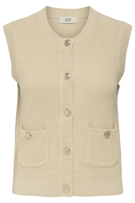 Jacqueline de Yong jdystella s/l o-neck vest knt